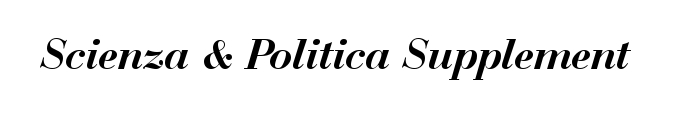 Scienza & Politica Supplement